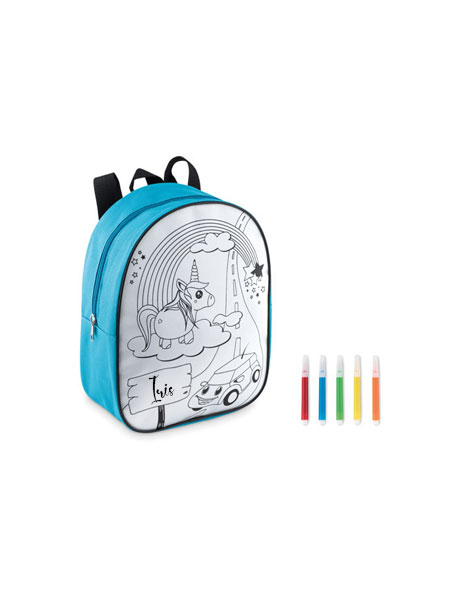 Personalizirani dječji ruksak s 5 flomastera