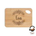 Unikatna Daska za rezanje Cvijeće s imenom