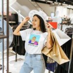 Majica s natpisom Shopping Kraljica