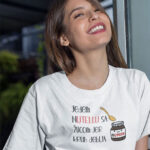 Majica s natpisom Jedem Nutellu sa žlicom jer kruh deblja