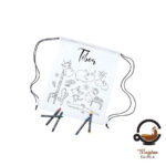 Unikatni ruksak za djecu s bojicama