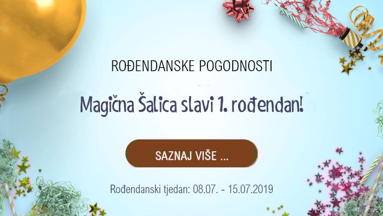 Rođendanske pogodnosti Magične šalice kreću za 3, 2, 1, SADA!