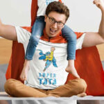 Majica s natpisom Super tata. Unikatni pokloni