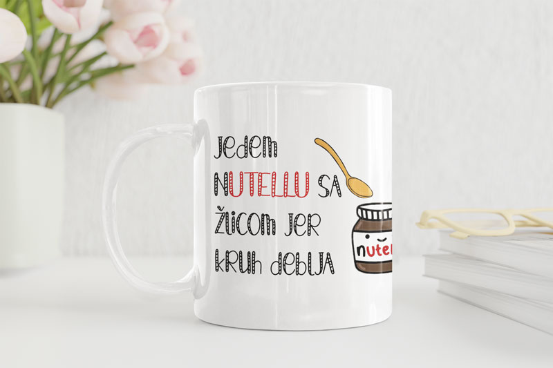 Šalica za ljubitelje Nutelle