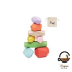 Pokloni personalizirani set od 8 drvenih kamenčića u boji
