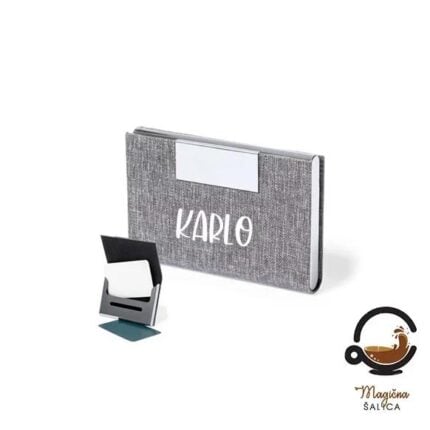 Personalizirani držač za kartice s gravurom imena