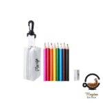 Personalizirani set drvenih bojica u torbici