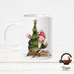 Šalica božićni pingvin