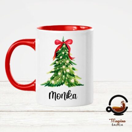 Šalica Božićno drvce