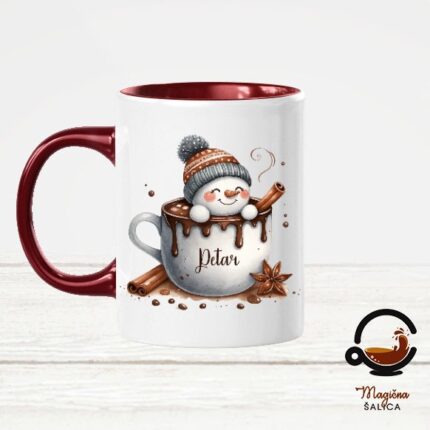 Personalizirana šalica snjegović