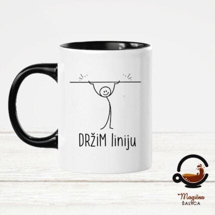 Personalizirana šalica držim liniju