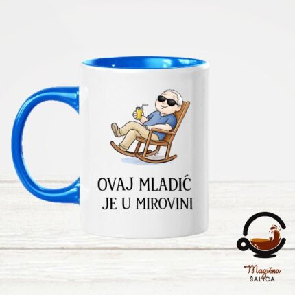 Šalica Ovaj mladić je u mirovini