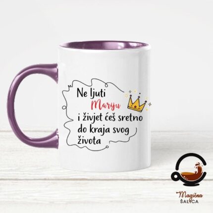 Šalica ne ljuti s personalizacijom