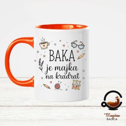 Šalica baka na kvadrat