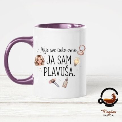 Šalica ja sam plavuša