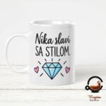 Personalizirana šalica „Slavi sa stilom“ – originalan poklon za rođendan